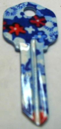 #61 Blue with Flowers    $4.99